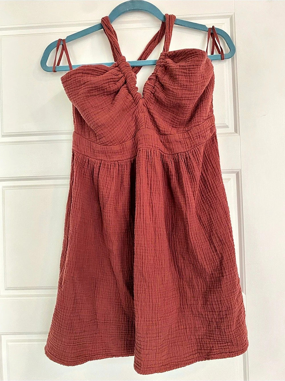 Amadi Mini Dress in Red Size Medium
